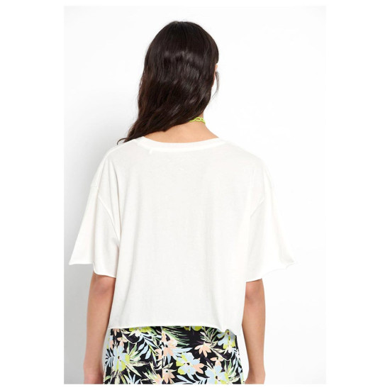 Funky Buddha Γυναικεία κοντομάνικη μπλούζα